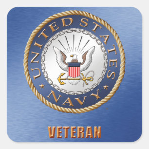 U.S. Autocollant de vétéran de marine