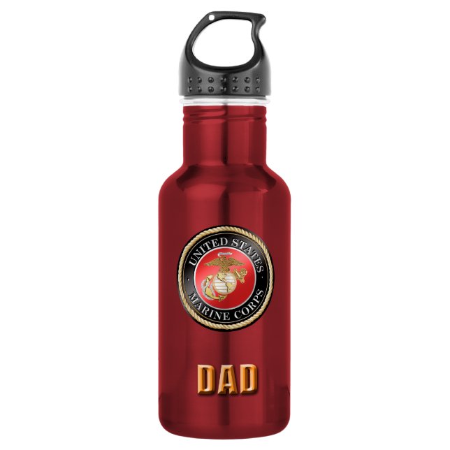 U.S. Bouteille d'eau de Marine Corps (Devant)