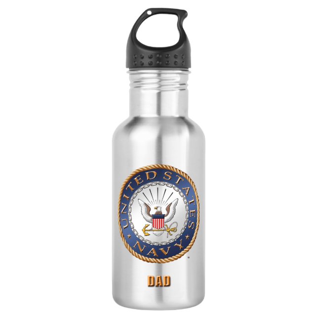 U.S. Bouteille d'eau de papa de marine (Devant)