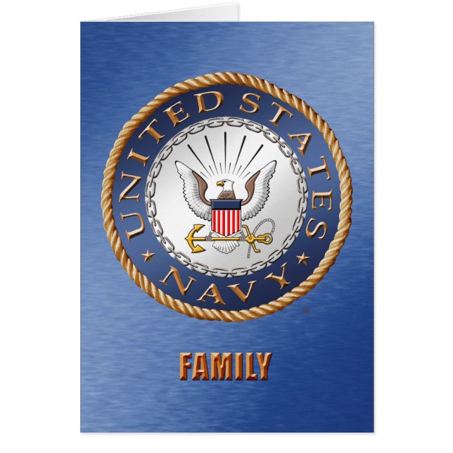 U.S. Carte de famille de marine (Devant)