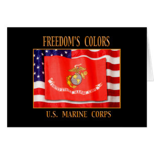 U.S. Carte de voeux de Marine Corps