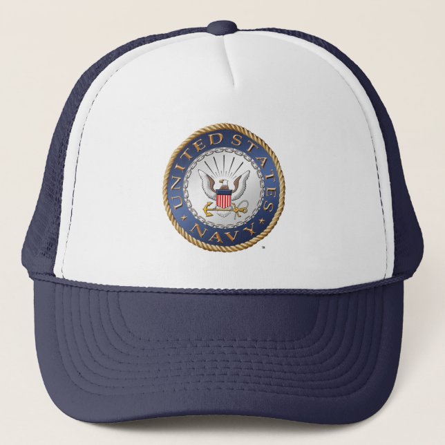 U.S. Casquette de camionneur de marine (Devant)