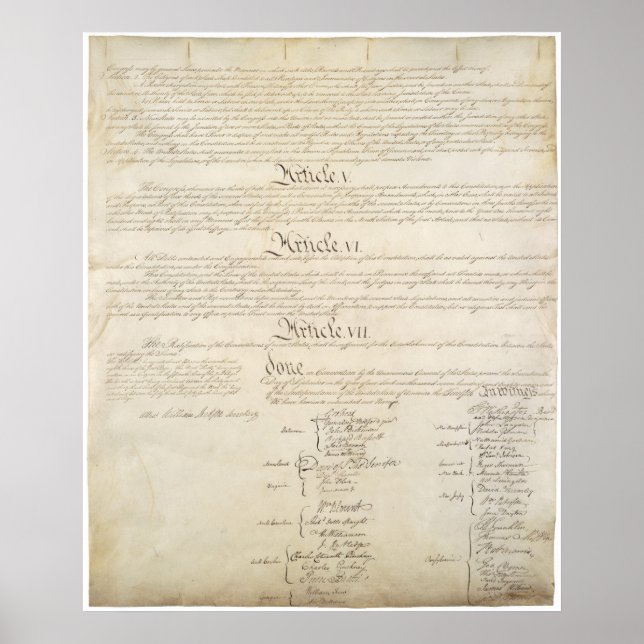 U.S. Constitution_Pg 4 of 4 Poster (Vorne)