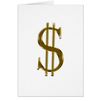 $ U.S.dollar Zeichen-Gold