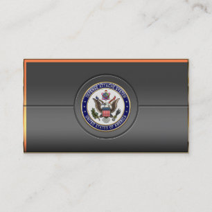 U.S.-Emblem für das Verteidigungssystem (DAS) [3D] Visitenkarte