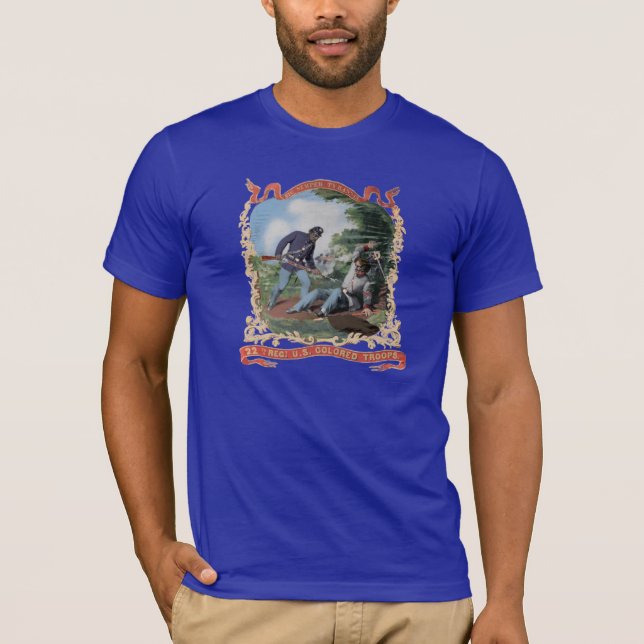 U.S. Farbiger Truppe-T - Shirt (erstklassig) (Vorderseite)