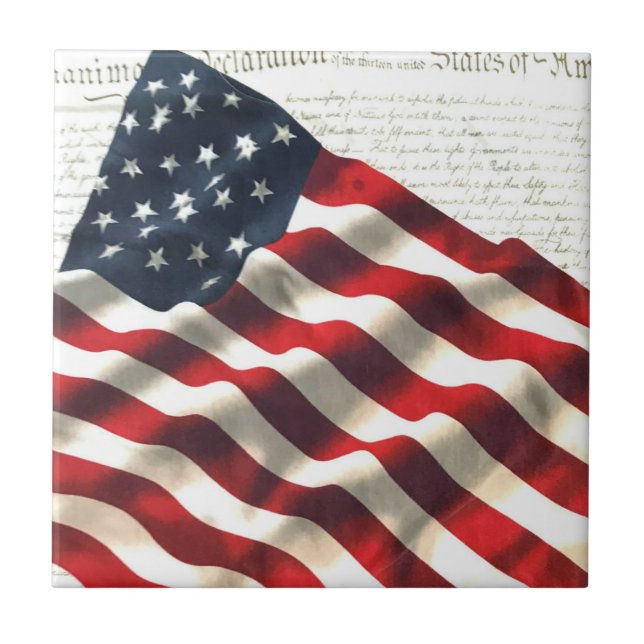 U. S. FLAG FLIESE (Vorderseite)