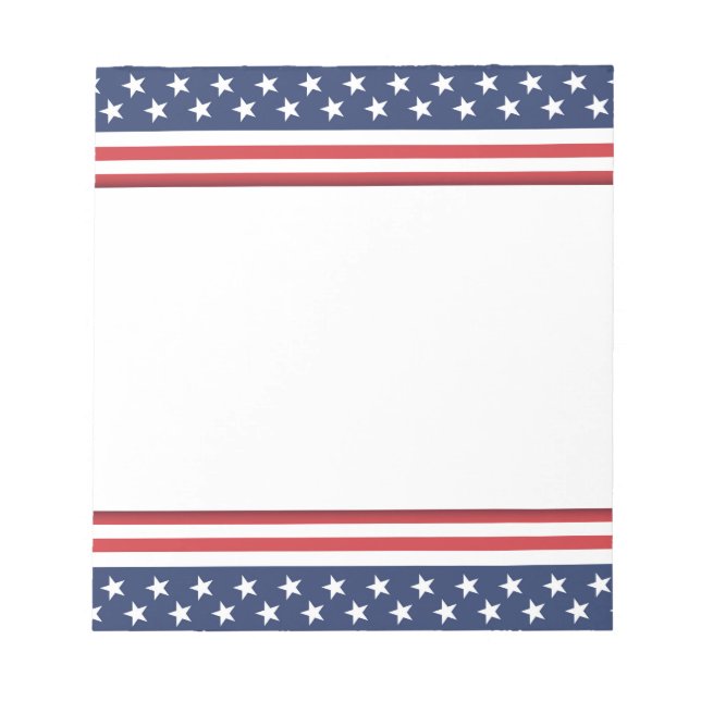 U.S. Flag Notepad Notizblock (Vorderseite)