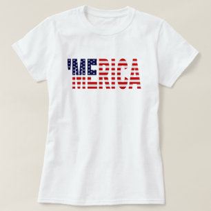 U.S. Flagge 'MERICA Shirt
