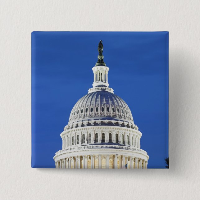 U.S. Hauptstadtshaube Button (Vorderseite)