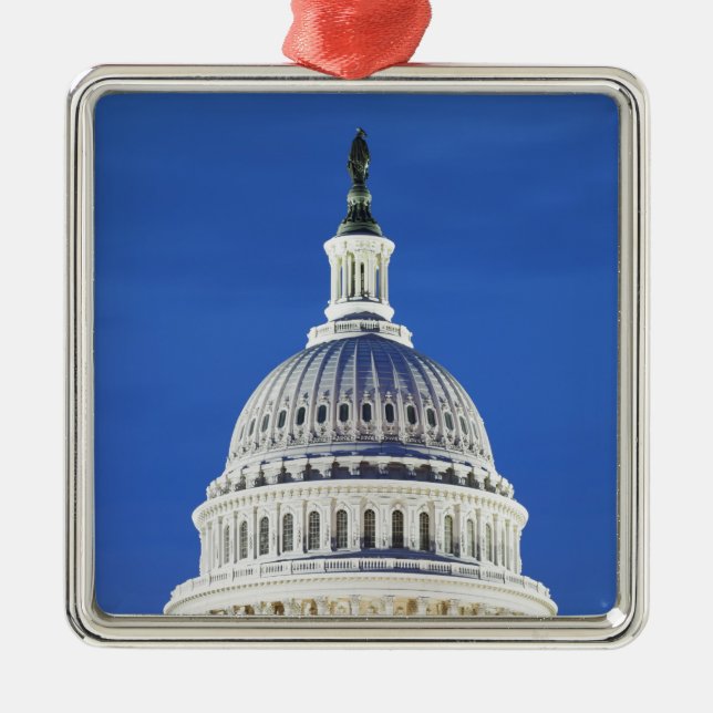 U.S. Hauptstadtshaube Silbernes Ornament (Vorne)