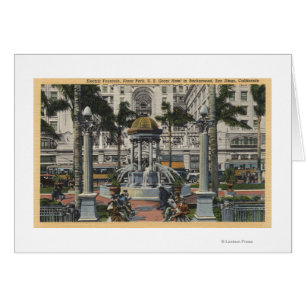 U.S. Hôtel de Grant, parc de plaza, vue de