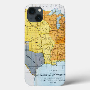 U.S. KARTE, 1776-1884 Case-Mate iPhone HÜLLE