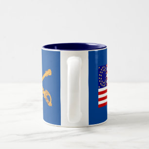 U.S. Kavallerie-Tasse Zweifarbige Tasse