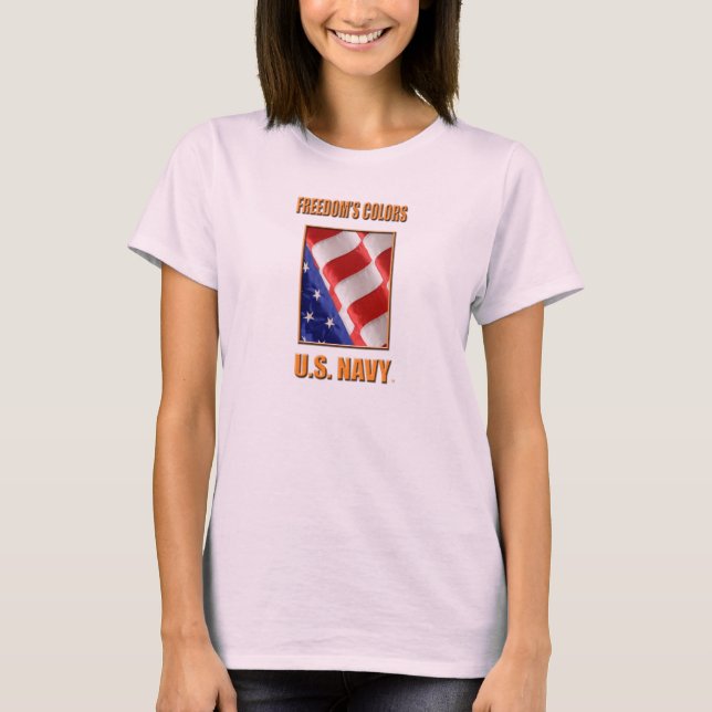 U.S. Le T-shirt de base des femmes de marine (Devant)