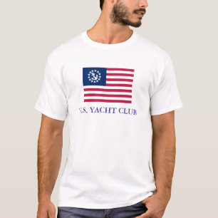 U.S. Le T-shirt des hommes de club de yacht