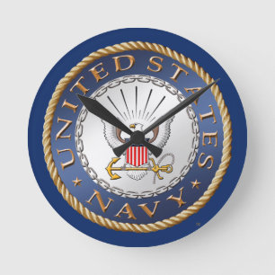U.S. Marine-Acryl-Wanduhr Runde Wanduhr