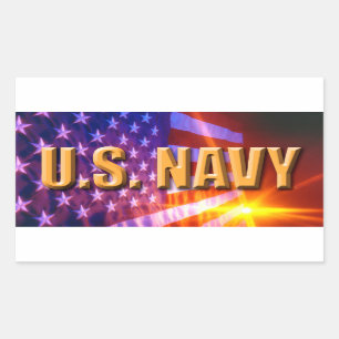 U.S. Marine-Aufkleber Rechteckiger Aufkleber