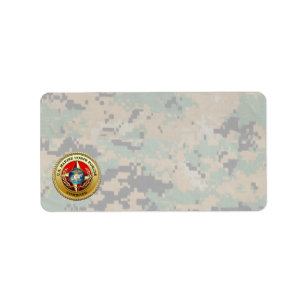 U.S. Marine Corps Forces Command (MARFORCOM) [3D] Adressaufkleber