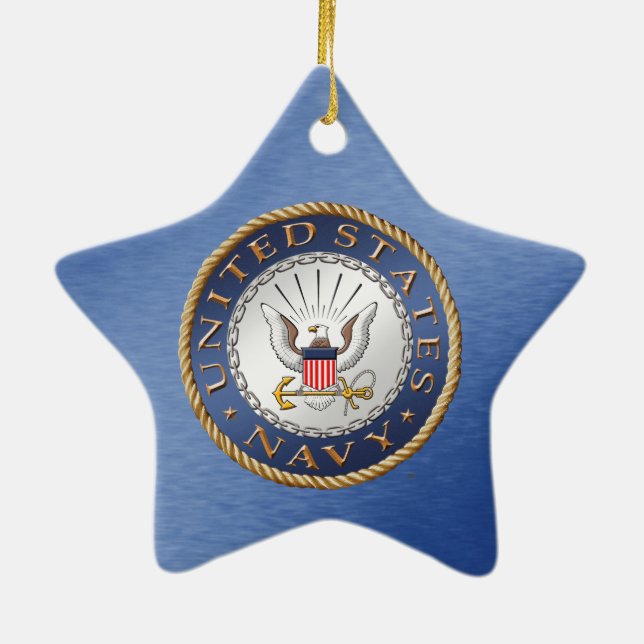 U.S. Marine-Keramik-Verzierung Keramik Ornament (Hinten)