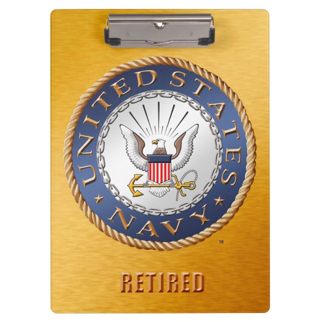 U.S. Marine pensioniertes Klemmbrett (Vorderseite)