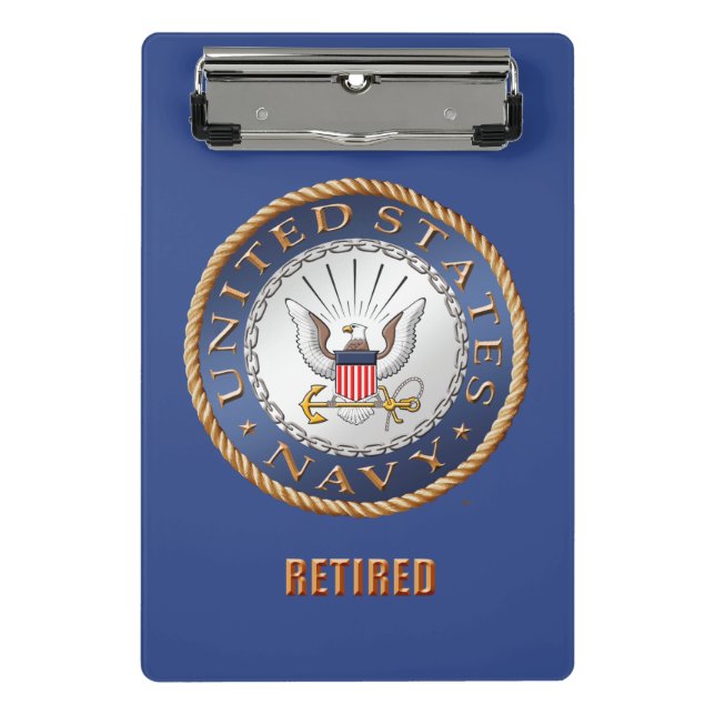 U.S. Marine pensioniertes Miniklemmbrett Mini Klemmbrett (Vorderseite)