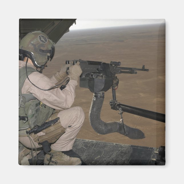 U.S. Marine-Test mit einer schweren Maschinenpisto Magnet (Vorne)