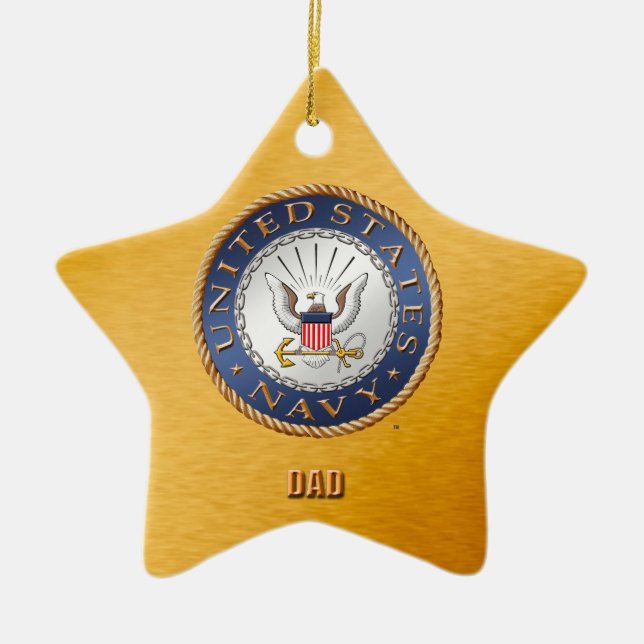 U.S. Marine-Vater-Keramik-Verzierung Keramikornament (Vorne)