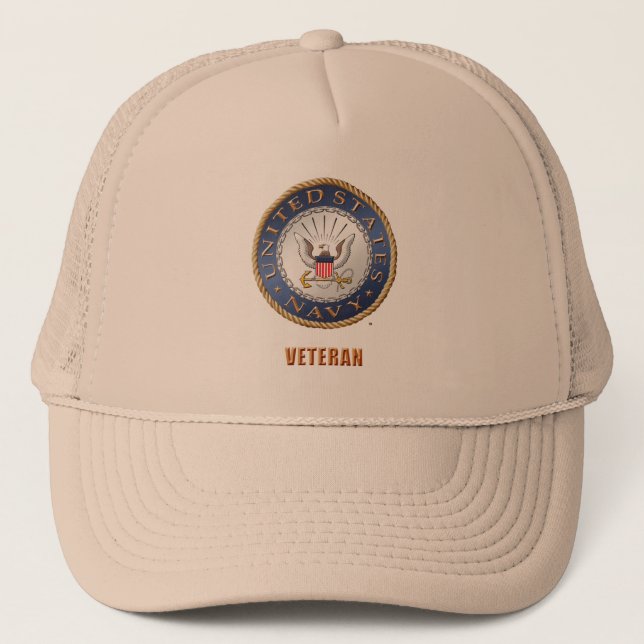 U.S. Marine-Veteranen-Hut Truckerkappe (Vorderseite)