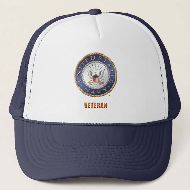 U.S. Marine-Veteranen-Hut Truckerkappe (Vorderseite)