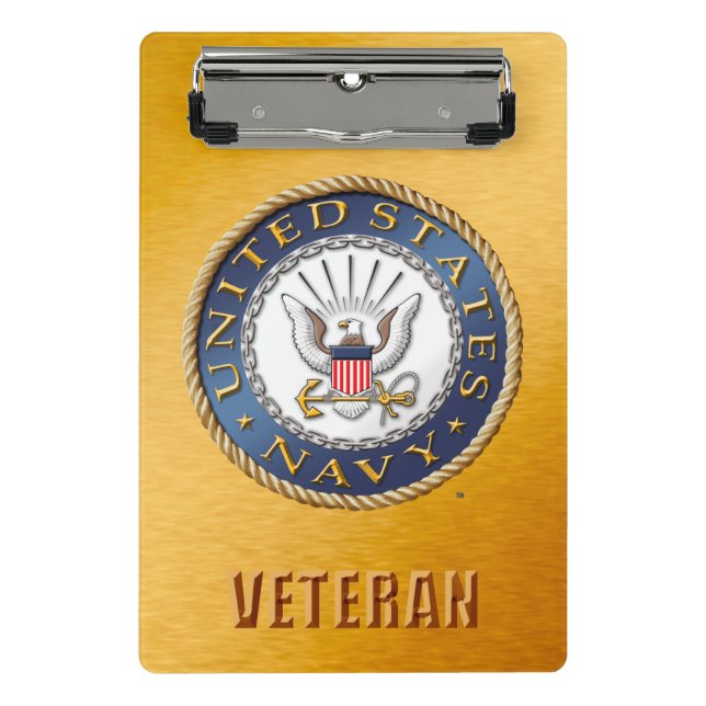 U.S. Marine-Veteranen-Miniklemmbrett Mini Klemmbrett (Vorderseite)
