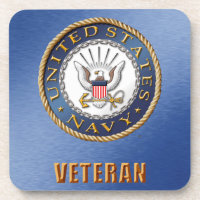 U.S. Marine-Veteranenharter PlastikUntersetzer