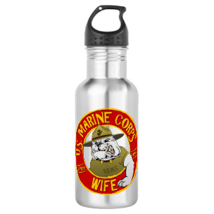 U.S. Marinekorps-Ehefrau Trinkflasche