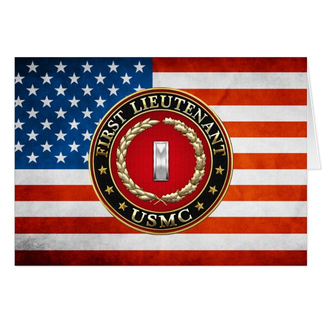 U.S. Marines: Erster Leutnant (USMC 1stLt) [3D] (Vorderseite (Horizontal))