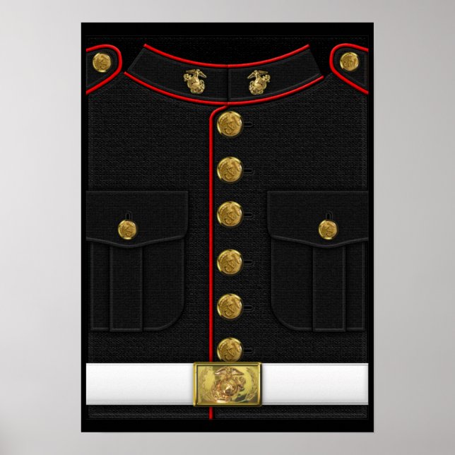 U.S. Marines: USMC Dress Uniform [3D] Poster (Vorne)