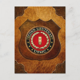 U.S. Marines: Zweiter Leutnant (USMC 2ndLt) [3D] Postkarte