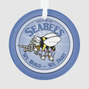 U.S. MarineSeabee Ornament
