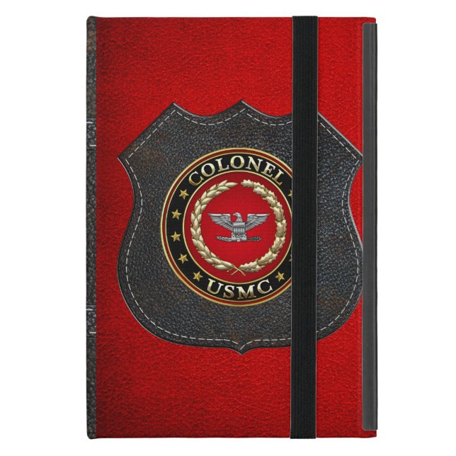 U.S. Marinesoldaten: Oberst (USMC Col.) [3D] Hülle Fürs iPad Mini (Vorderseite Geschlossen)