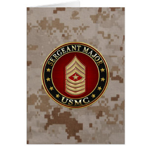 U.S. Marinesoldaten: Sergeant Major (USMC SgtMaj)