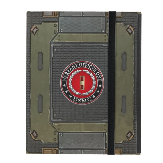 U.S. Marinesoldaten: Stabsfeldwebel einer (USMC iPad Schutzhülle (Vorderseite Geschlossen)