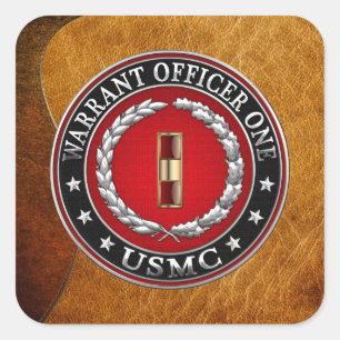 U.S. Marinesoldaten: Stabsfeldwebel einer (USMC Quadratischer Aufkleber