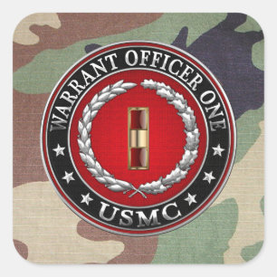U.S. Marinesoldaten: Stabsfeldwebel einer (USMC Quadratischer Aufkleber