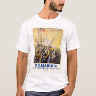 U.S. Marinesoldaten - zuerst für Demokratie T-Shirt