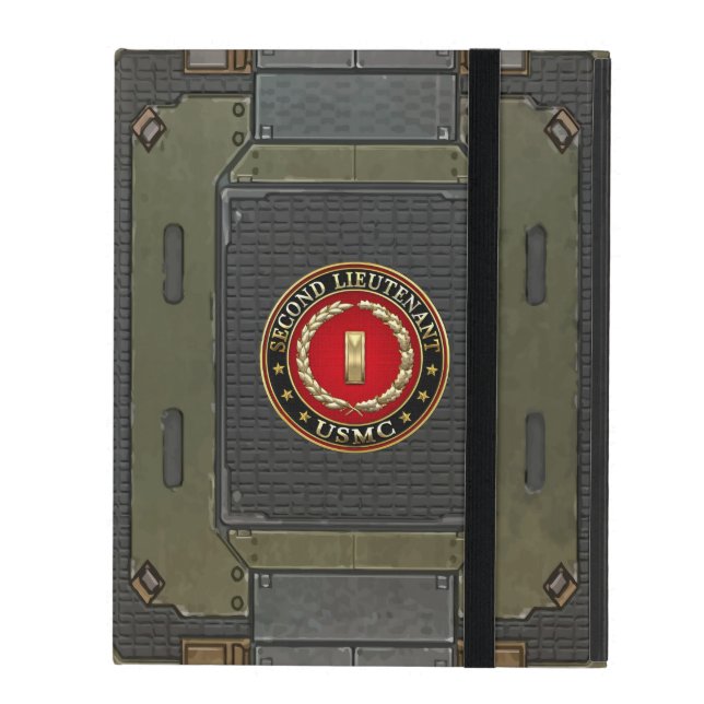 U.S. Marinesoldaten: Zweiter Leutnant (USMC 2ndLt) Schutzhülle Fürs iPad (Vorderseite Geschlossen)