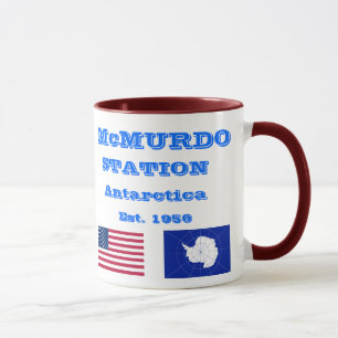 U.S. McMurdo Antarktis Souvenir Tasse