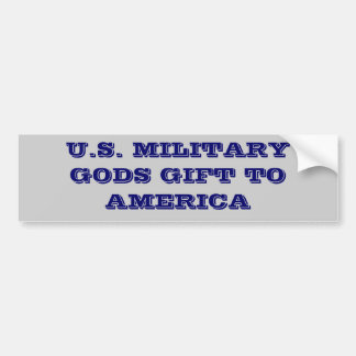 U.S. MILITARYGODS GESCHENK NACH AMERIKA AUTOAUFKLEBER