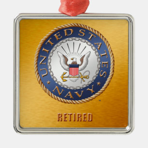 U.S. Navy Remüde Keramik Ornament