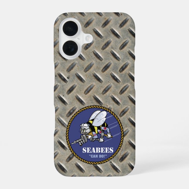 U.S. Navy | Seabees iPhone 16 Hülle (Rückseite)