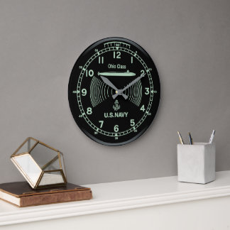 U.S. NAVY Uhrenimitation Große Wanduhr