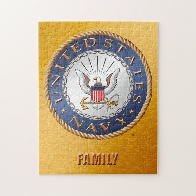 U.S. Puzzle de famille de marine (Vertical)